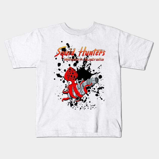 Ink Splash Hunters Kids T-Shirt by squidhunterwa